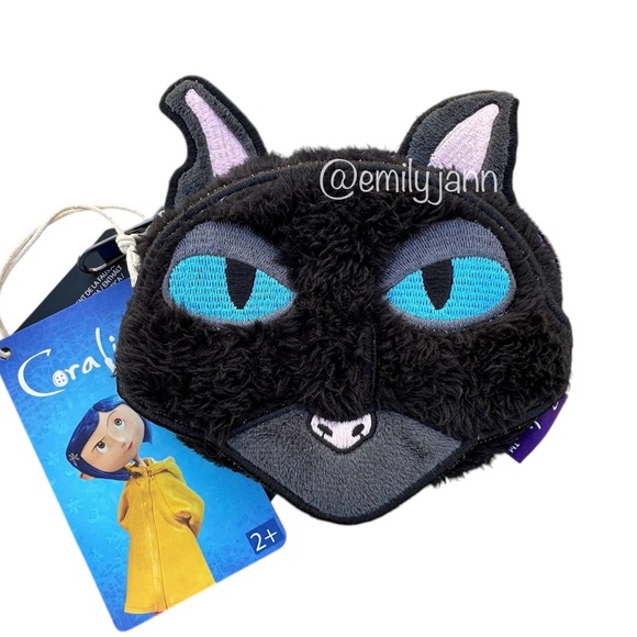 Coraline🌒Black Cat Coin Purse - Picture 2 of 6